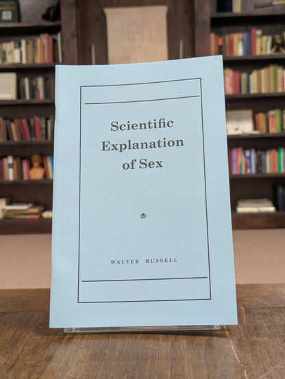 Scientific Explanation of Sex